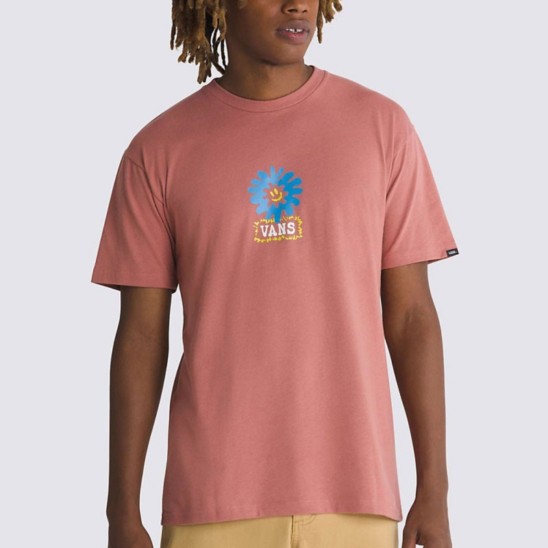 Camiseta Vans Dual Bloom Rosa