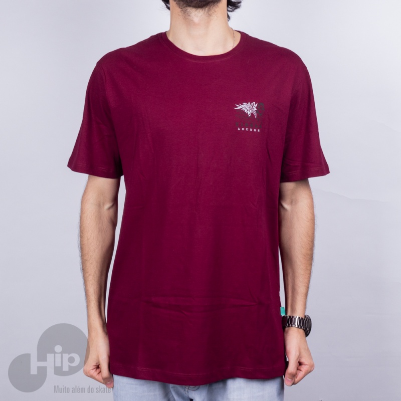 Camiseta Vissla Open Late Vinho