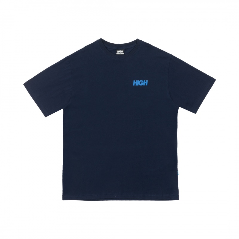 Camiseta High Logo Azul Escuro - Loja HIP