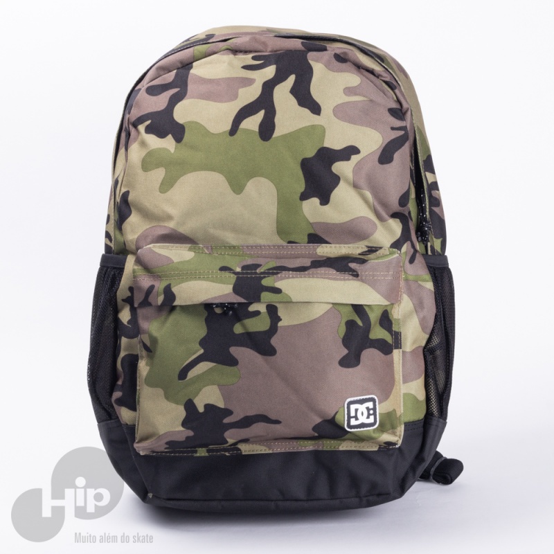 Mochila Dc Shoes Backsider Print Camuflado Verde