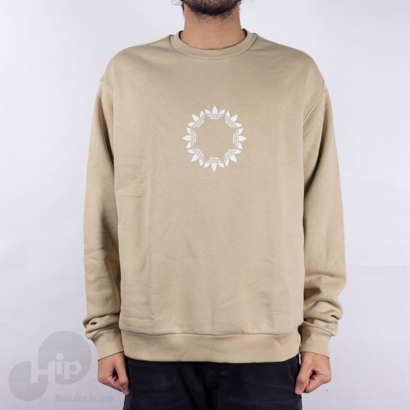 Moletom sales adidas bege