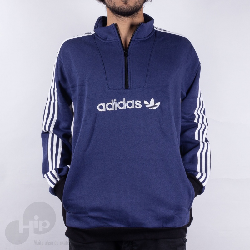 Moletom Adidas Fu1540 Azul Claro Loja HIP