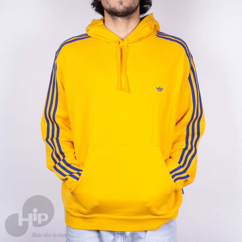 moletom amarelo adidas