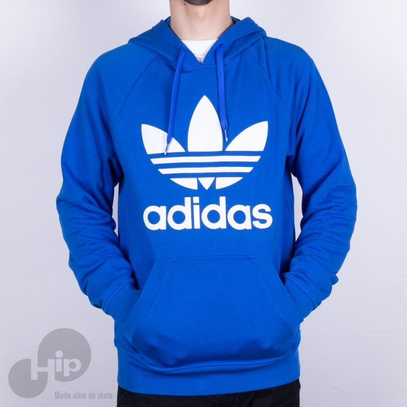 moletom adidas masculino azul