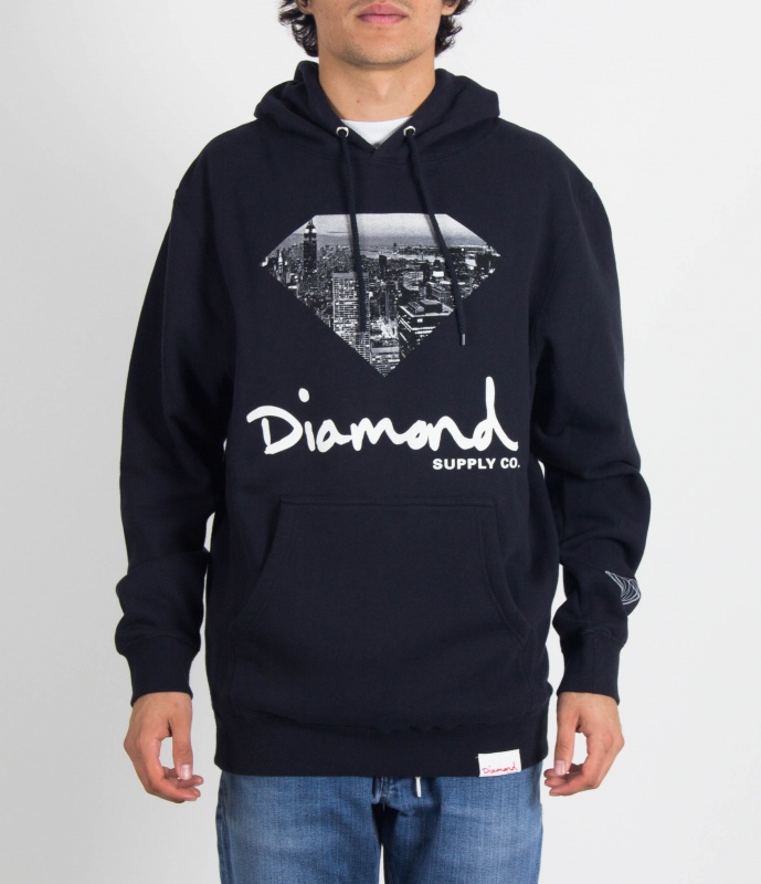diamond supply moletom com capuz