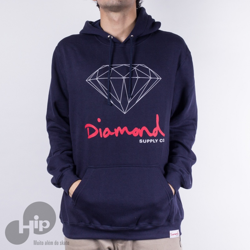 blusa de moletom diamond