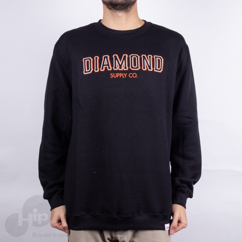 Moletom Diamond Sf Preto