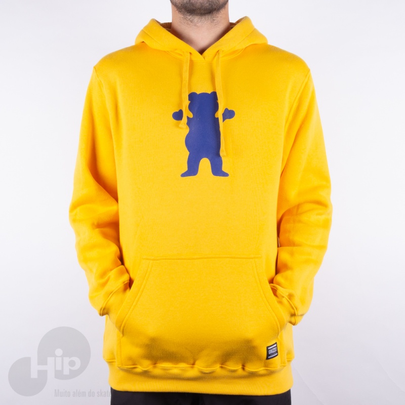 Moletom Grizzly Og Bear Amarelo