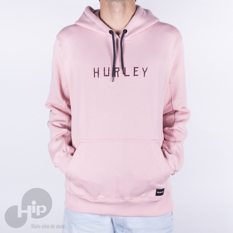 hurley moletom rosa