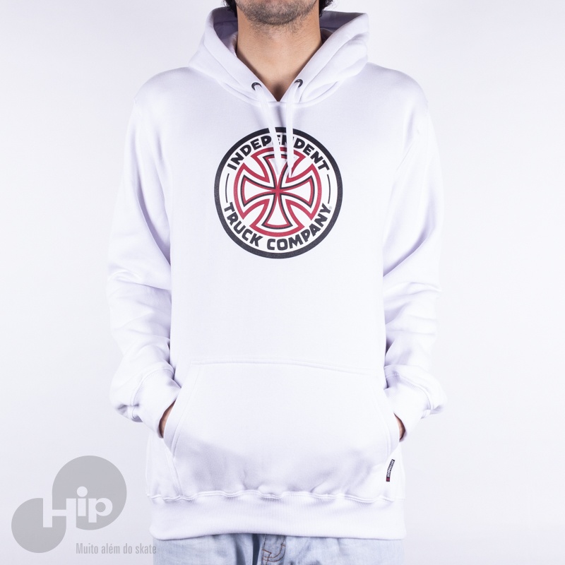 Moletom Independent Cross Logo 3 Branco