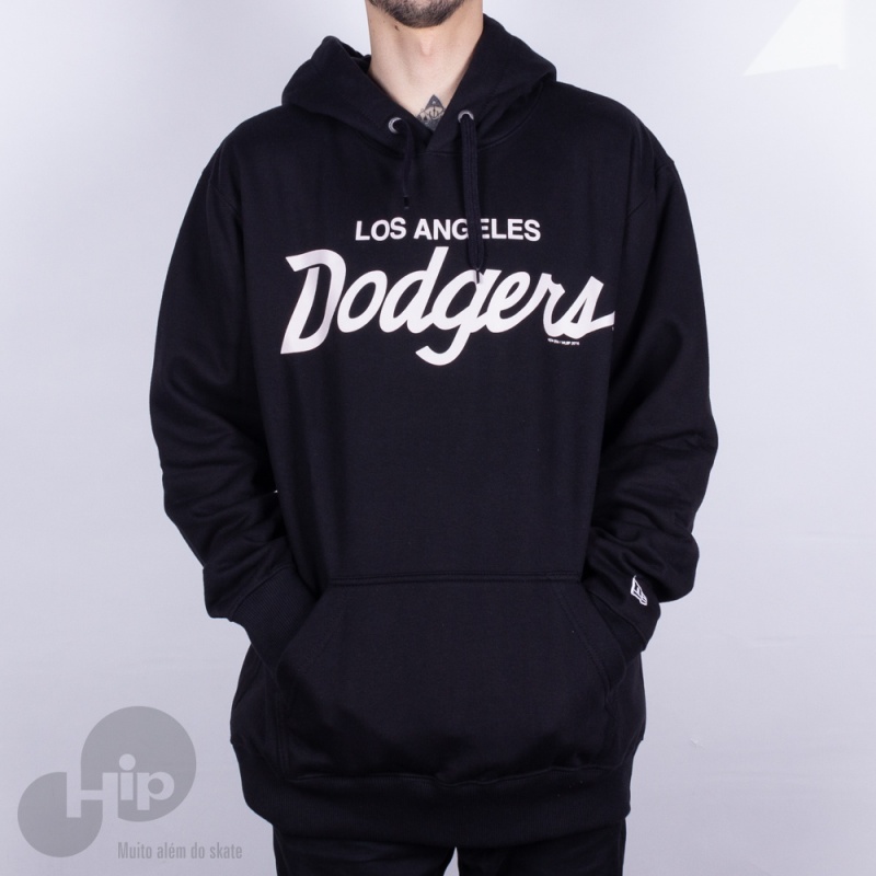 Moletom New Era Los Angeles Dodgers Preto