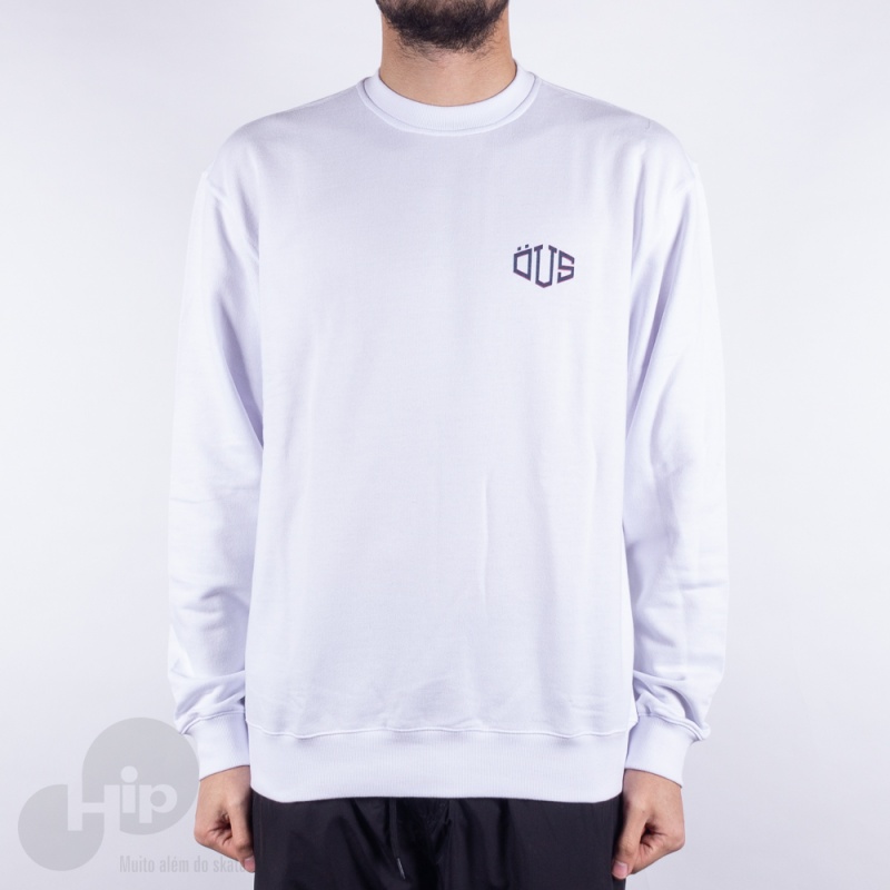 Moletom Ous Crewneck Branco