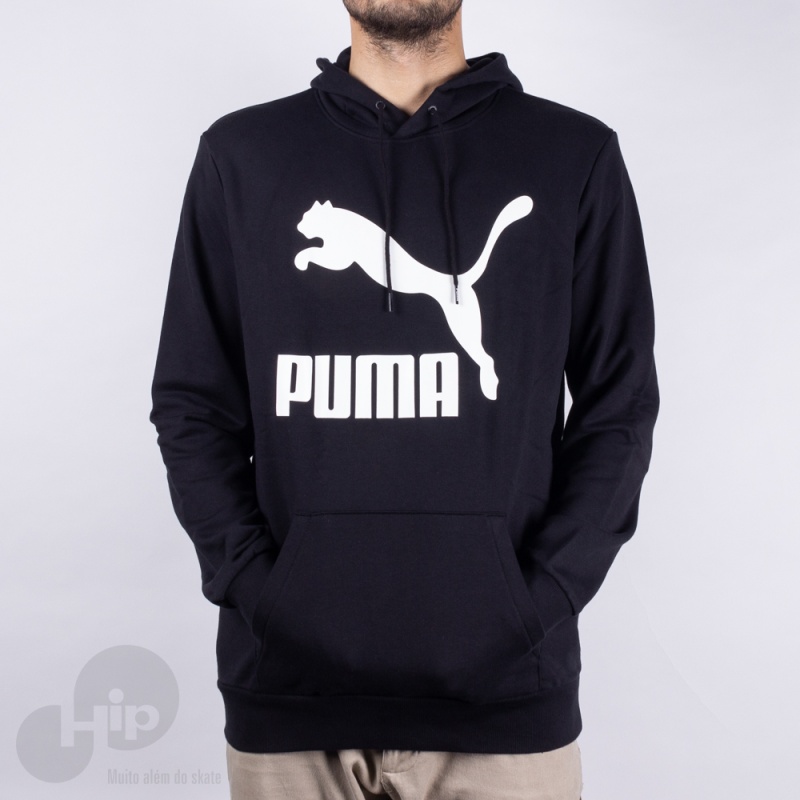 moletom preto puma