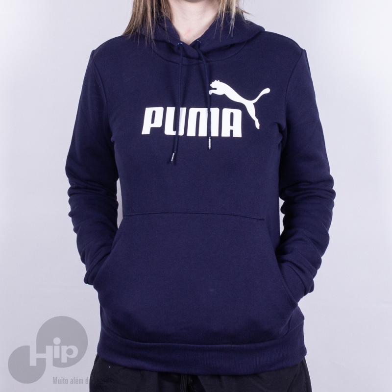 Moletom Puma Essentials Azul Escuro