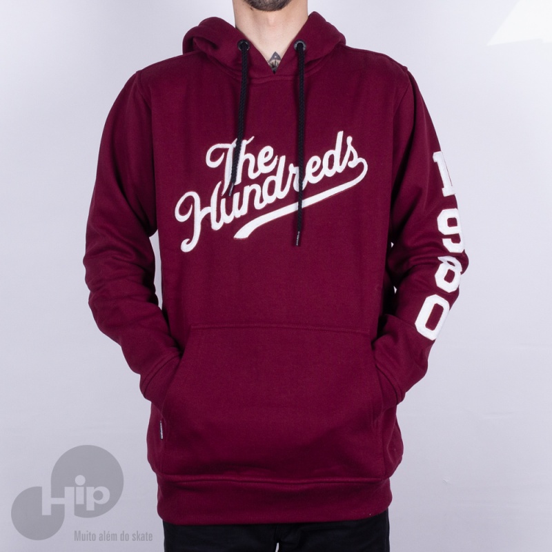 Moletom The Hundreds Court Vinho