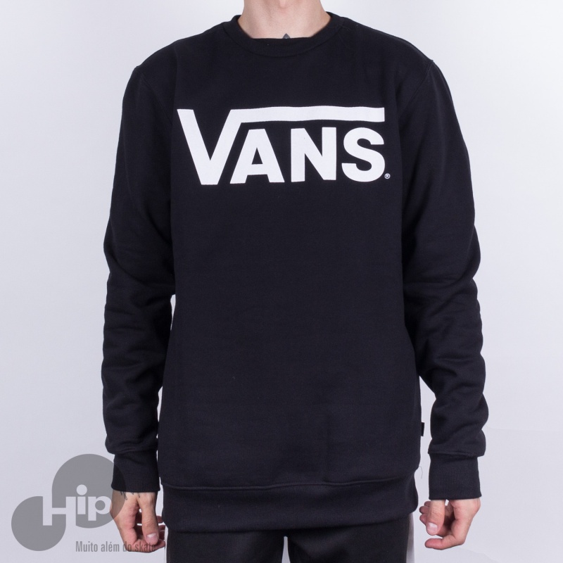 Moletom Vans Classic Crew Preto