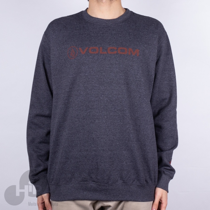 Moletom Volcom Solid Cinza