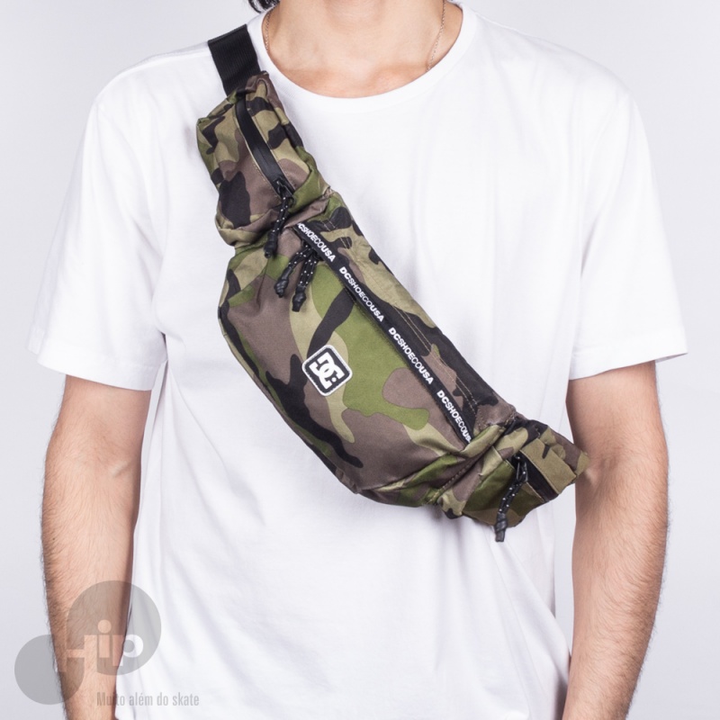 Pochete Dc Shoes The Satch Camuflado Verde