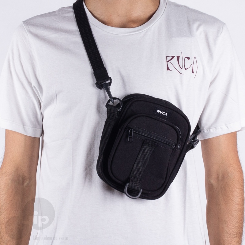 Pochete Rvca Shoulder Utilty Preta