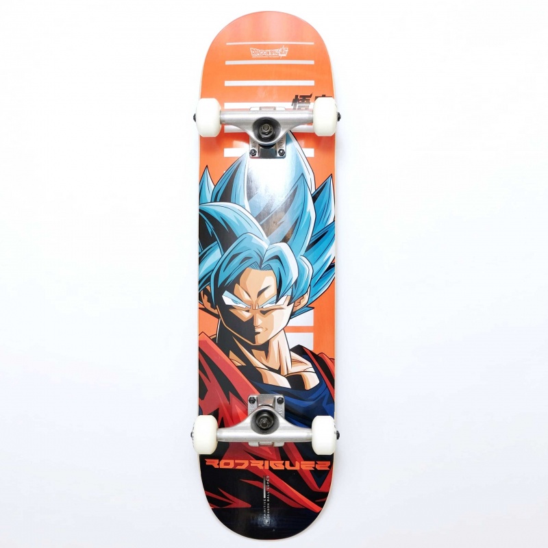 Skate Montado Primitive x Dragon Ball Z Paul Rodriguez Laranja