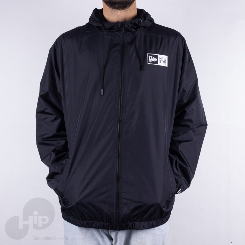 Quebra Vento New Era Plus Size Logo Branded Preta