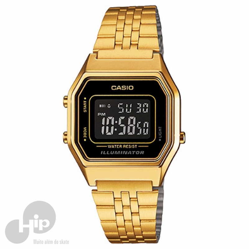 Relgio Casio La680Wga-1Df Dourado