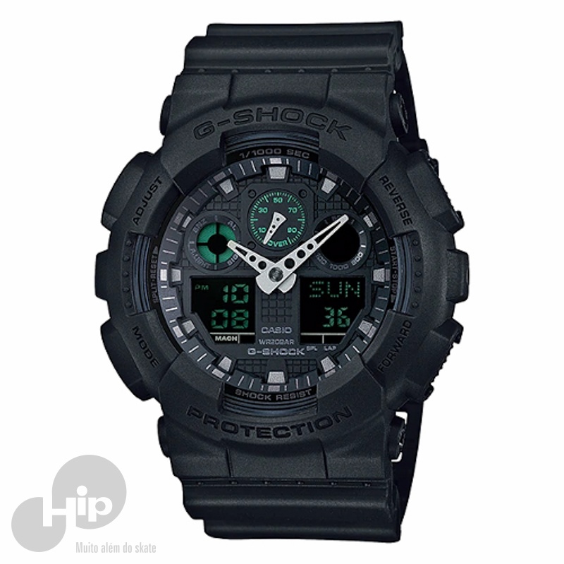 Relgio G-Shock Ga-100Mb-1Adr Preto