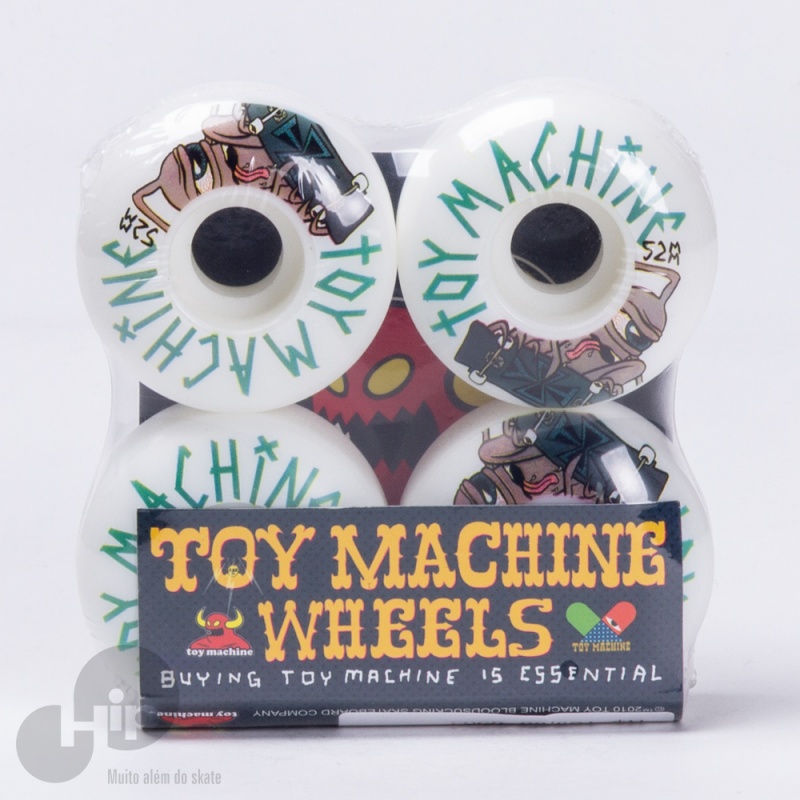 Roda Toy Machine 52Mm Branca
