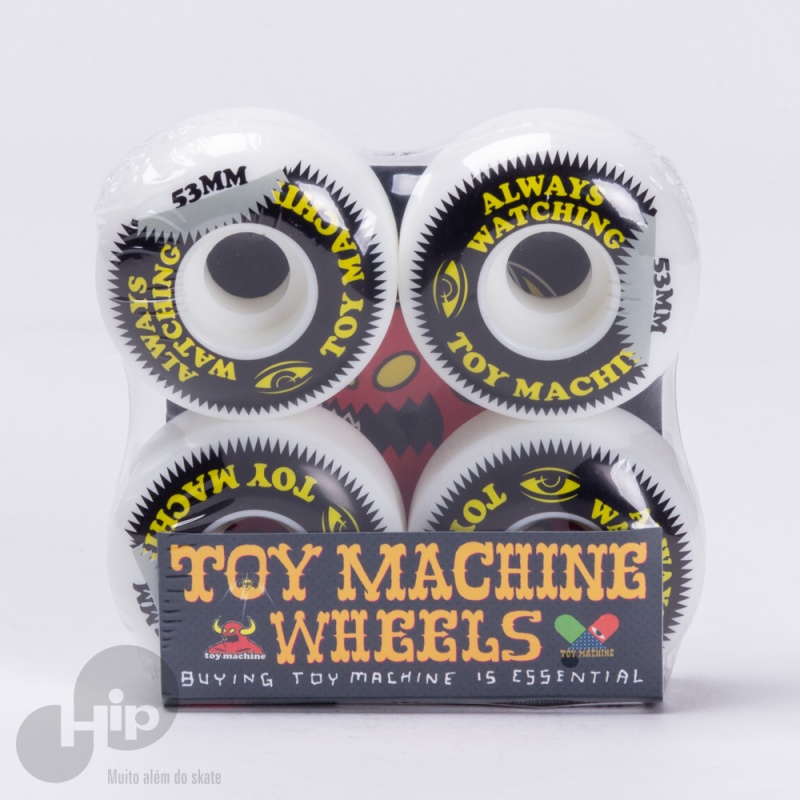 Roda Toy Machine 53Mm Branca