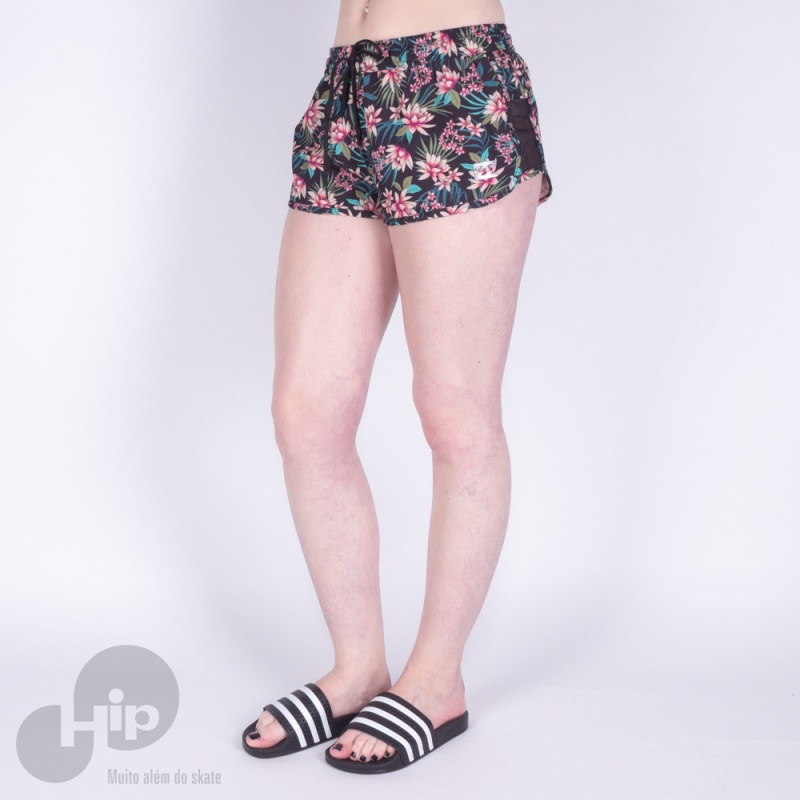 Short Billabong Lush Night Preto