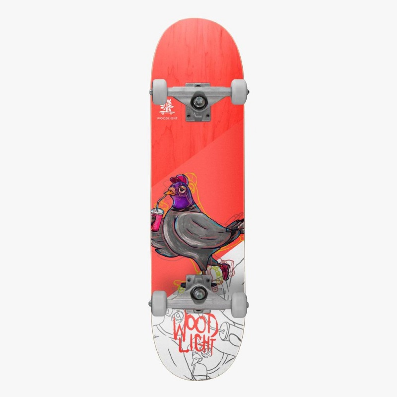 SKATE MONTADO WOOD LIGHT POMBA INICIANTE