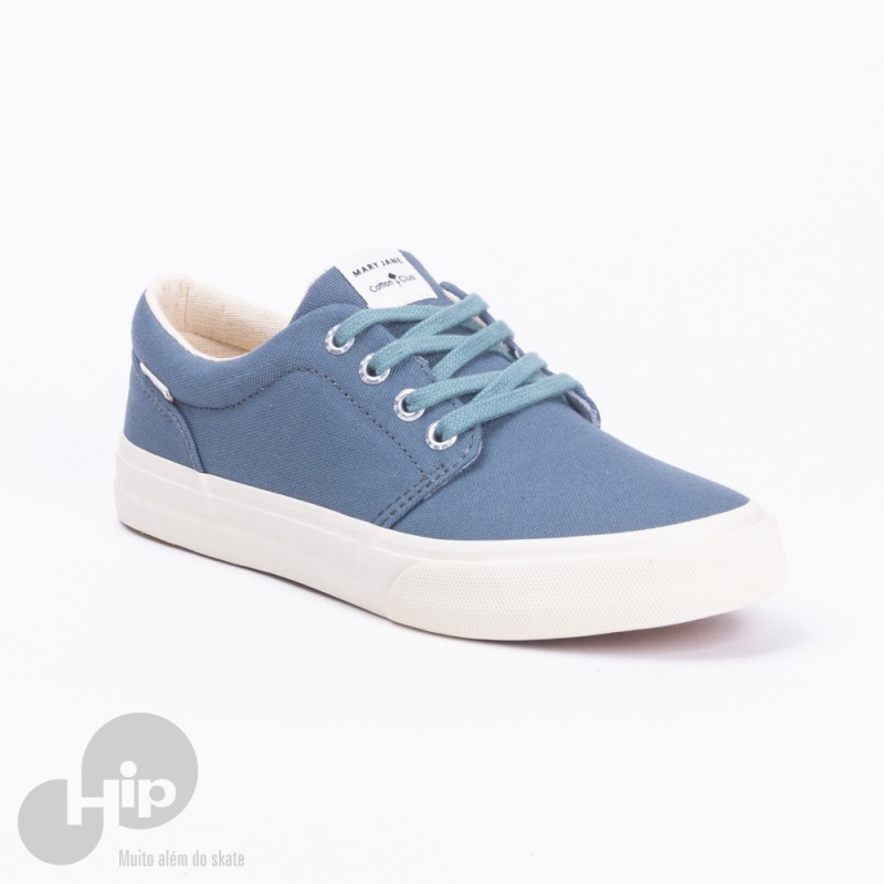 Tnis Mary Jane Insta Cotton Mj-5425 Azul Claro