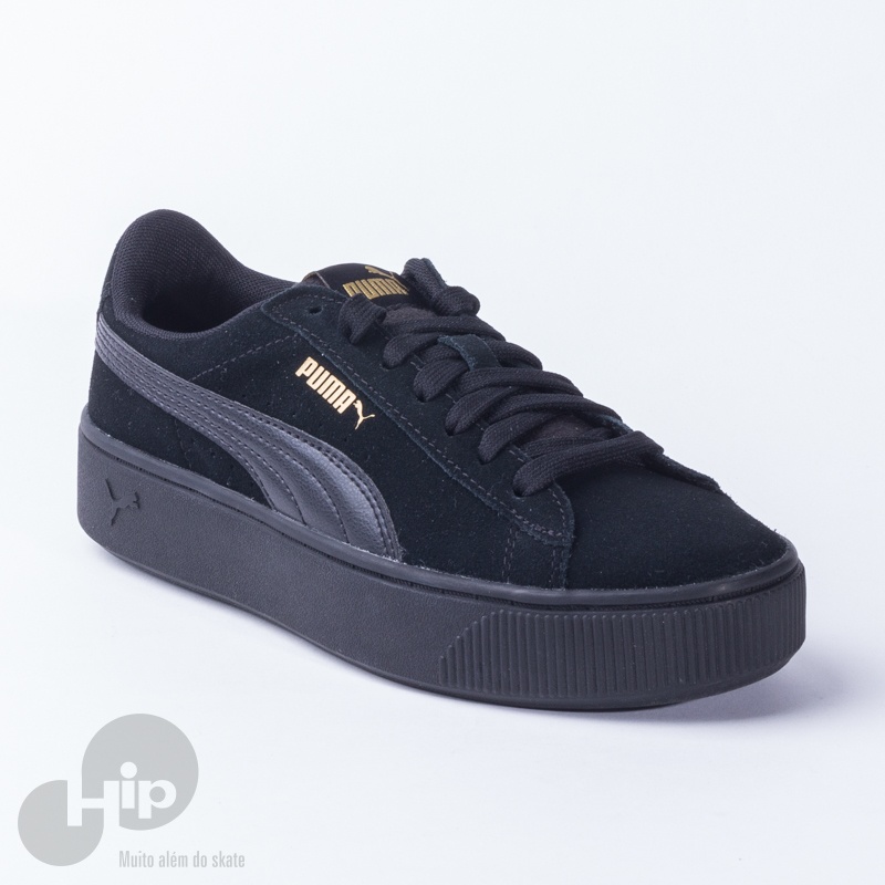 tênis puma vikky stacked sd preto