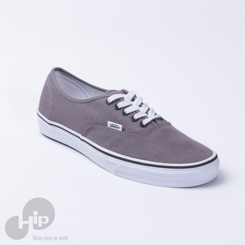 vans authentic cinza