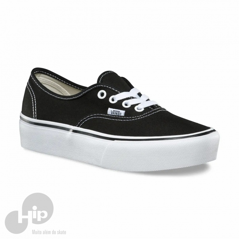 Tenis vans plataforma sales preto