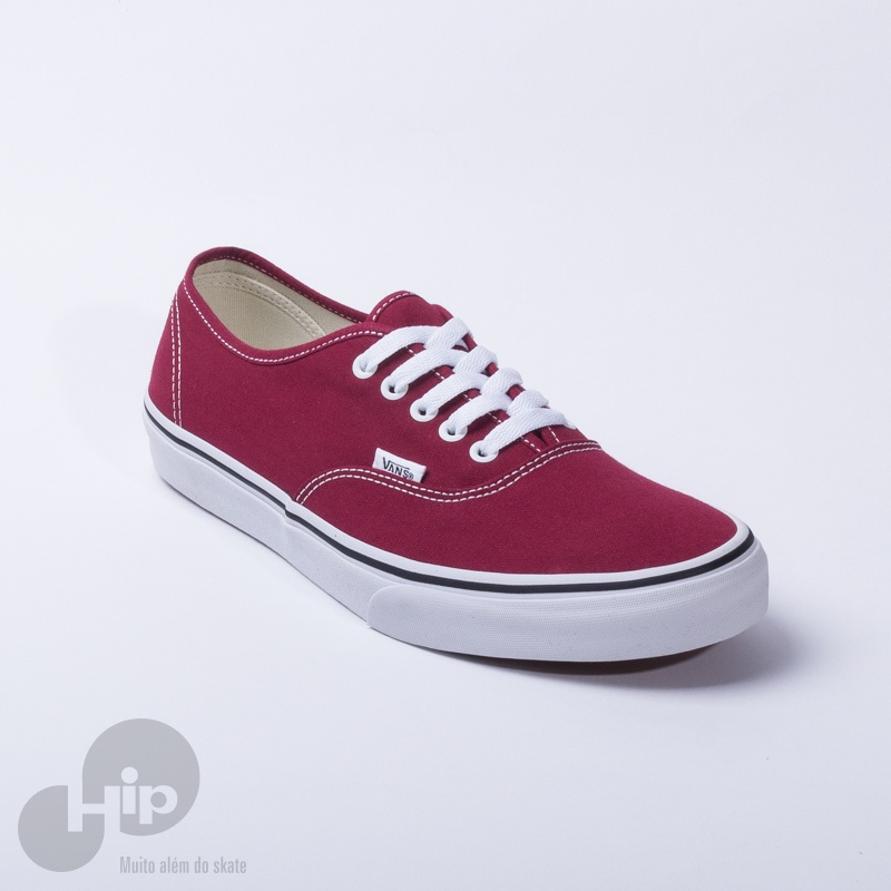 vans vermelho authentic