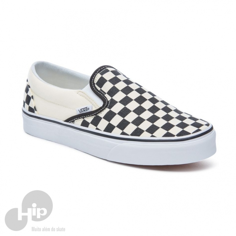 tênis vans slip on checkerboard