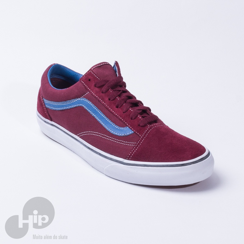 vans old skool vermelho e preto