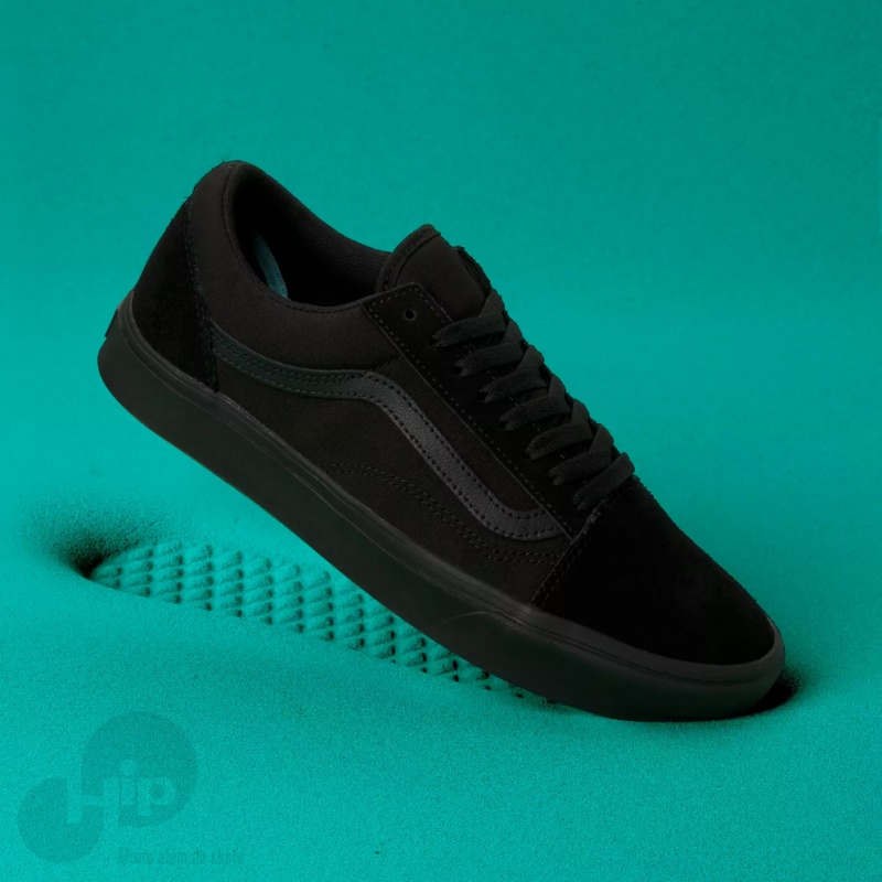 old school vans preto