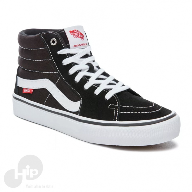 Tnis Vans Sk8-Hi Pro Preto/Branco