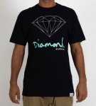 Camiseta Diamond Sign Logo Preta