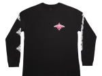 Camiseta Manga Longa Disorder Blurry Vision Preto