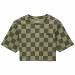 Blusa Vans Checker Crew Crop  II Verde
