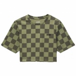 Blusa Vans Checker Crew Crop  II Verde