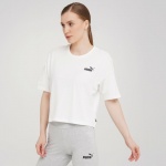 Blusa Puma Cropped Small Logo Branco