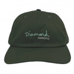 Bon Diamond Og Script Dad Hat Verde