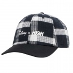 Bon High Plaid Polo Hat Disney Preto