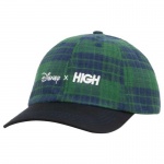 Bon High Plaid Polo Hat Disney Verde