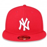 Bon New Era 5950 White On Scarlet Vermelho