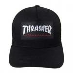 Bon Thrasher Snapback Logo Patch Preto